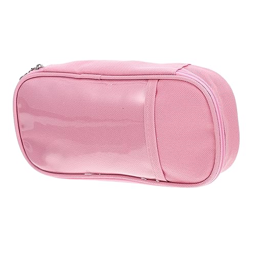 DIKACA Mäppchen School Pencil case piornik szkolny Pen Pouch Stifttasche mit großem Fassungsvermögen Tragbarer Organizer für Schreibwaren japanisch Aufbewahrungskiste Creme Student Stoff von DIKACA