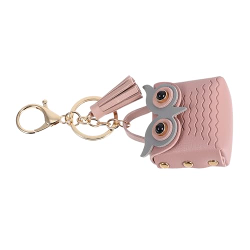 DIKACA Mini Geldbörse Schlüsselanhänger Eule aus weichem PU Material Cartoon Münzbeutel mit Reißverschluss Vielseitig als Kartenhalter Lippenstift Datenkabel Organizer Praktische DIKACA Mini Geldbörse Schlüsselanhänger Eule aus weichem PU Material Cartoon Münzbeutel mit Reißverschluss Vielseitig als Kartenhalter Lippenstift Datenkabel Organizer Praktische von DIKACA
