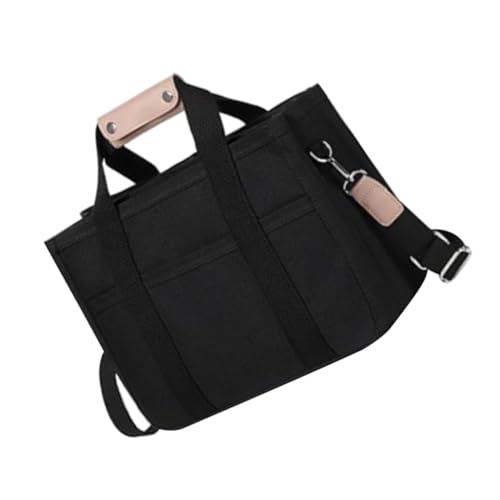 DIKACA Modische Tote Bag Damen Handtasche Großes Fassungsvermögen Vielseitige Schultertasche Reusable Einkaufstasche Robust Alltagstasche für Arbeit und Freizeit von DIKACA