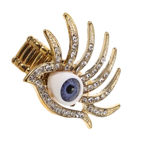 DIKACA Modischer Damenring mit Elastischem Evil Eye Funkelnde Strasssteine Flexibler Schmuck für Verschiedene Fingergrößen Trendiges Accessoire für Alltag und Besondere Anlässe DIKACA Modischer Damenring mit Elastischem Evil Eye Funkelnde Strasssteine Flexibler Schmuck für Verschiedene Fingergrößen Trendiges Accessoire für Alltag und Besondere Anlässe von DIKACA