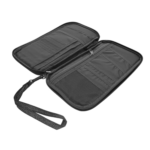 DIKACA Multifunktionale Passport Wallet wasserdichte Dokumentenmappe Reise Kartenhalter Tragbar Stilvolle Reisepasshülle Geeignet für Damen und Herren Reise Organizer von DIKACA