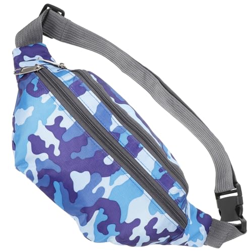 DIKACA Multifunktionale wasserdichte Hüfttasche Camouflage Bauchtasche mit Verstellbarem Gurt für Herren Damen Vielseitig Tragbar als Crossbody und Brusttasche für Reisen Sport von DIKACA