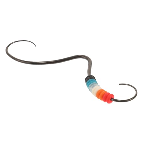 DIKACA Nasenring Mustache Septum Ring Herren Körperpiercing Vielseitig Rostfrei Sicher Teiliges Schwarz für Alltag Party Hochzeit von DIKACA