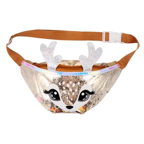 DIKACA Niedliche Schultertasche Hüfttasche in Tierform Modische Kleine Bauchtasche für Mädchen Vielseitige Aufbewahrungstasche für Geldbörse Handy und Karten Langlebiges Material von DIKACA