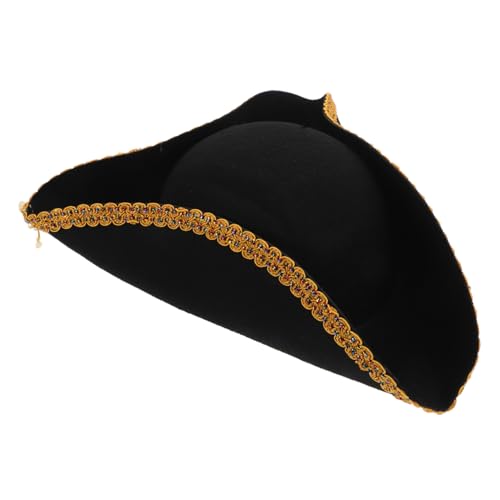 DIKACA Piratenhut Karnevalskostüm Stilvoller Langlebiger Cosplay Hut für Halloween und Mottoparty Kreative Verkleidung mit Einzigartigem Design Geeignet als Festliche Kopfbedeckung und von DIKACA