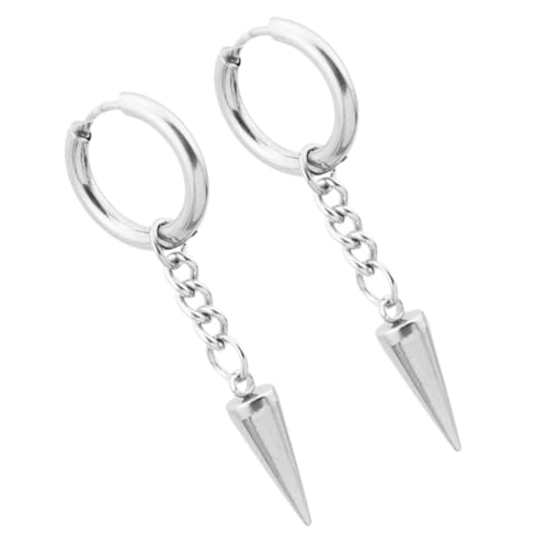 DIKACA Punk Ohrringe Damen Edelstahl Dreieck Tropfen Ohrschmuck Modisch Minimalistisch Lässig Schmuck für Frauen Alltag von DIKACA