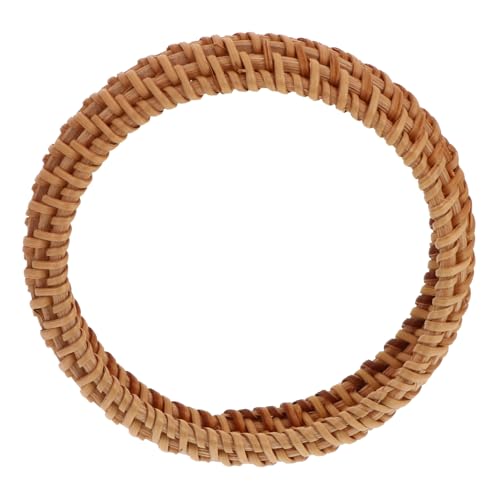 DIKACA Rattan Armband Damen Handgefertigt Natürlicher Geflochtener Breiter Armreif Langlebiges und Flexibles Schmuckstück Boho Stil für Strandurlaub und Freizeit Einzigartiges Geschenk von DIKACA