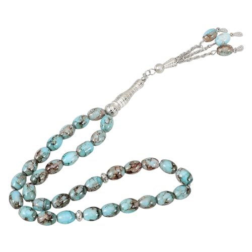 DIKACA Religiöses Rosenkranz Armband aus Farbigem Glasperlen Komfortable Gebetskette für und Christen Stilvolles Gebetsperlen Schmuckstück Geeignet für Frauen und Männer Festliches von DIKACA