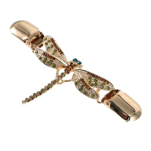 DIKACA Retro Cardigan Clip mit Funkelnden Strasssteinen Vintage Libellen Design Vielseitiger Schal und Pulloverclip für Damen Leichter Kompakter Schmuck Accessoire für Alltag Büro und DIKACA Retro Cardigan Clip mit Funkelnden Strasssteinen Vintage Libellen Design Vielseitiger Schal und Pulloverclip für Damen Leichter Kompakter Schmuck Accessoire für Alltag Büro und von DIKACA