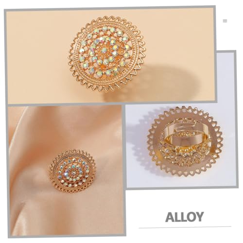 DIKACA Retro Damenring Hohl Design Vintage Stil Extravaganter Finger Schmuck Goldfarbener Nationalstil Schmuck für Partys Hochwertiger Modering DIKACA Retro Damenring Hohl Design Vintage Stil Extravaganter Finger Schmuck Goldfarbener Nationalstil Schmuck für Partys Hochwertiger Modering von DIKACA