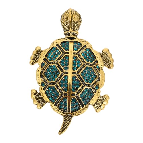 DIKACA Rhinestone Strass Schildkrötenbrosche Kristallen Modischer Vintage anstecker für Frauen und Mädchen Langlebiges Schmuckgeschenk für Hochzeit Geburtstag Festival von DIKACA