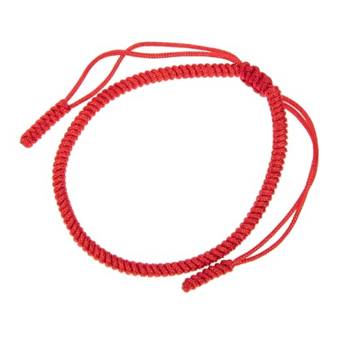 DIKACA Rotes Schnurarmband Handgefertigt Geflochtenes Kordelarmband Mit Verstellbarem Knoten Symbol Für Glück Liebe Und Schutz Unisex Schmuck Für Alltag Und Valentinstag DIKACA Rotes Schnurarmband Handgefertigt Geflochtenes Kordelarmband Mit Verstellbarem Knoten Symbol Für Glück Liebe Und Schutz Unisex Schmuck Für Alltag Und Valentinstag von DIKACA