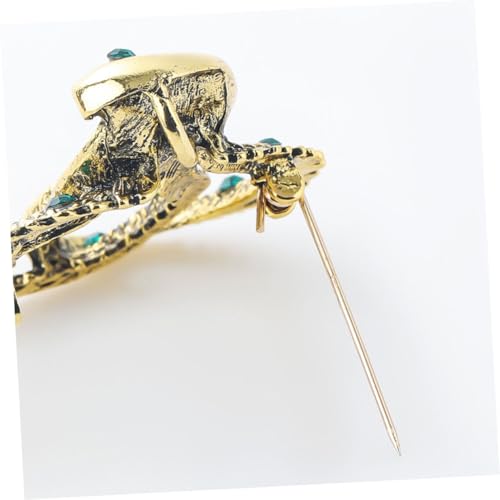 DIKACA Schlange Brosche mit Strassbesatz Anstecknadel für Damen Vintage Mantelbrosche Modisches Accessoire für Kleidung Schal und Hut Geschenkidee für Besondere Anlässe von DIKACA