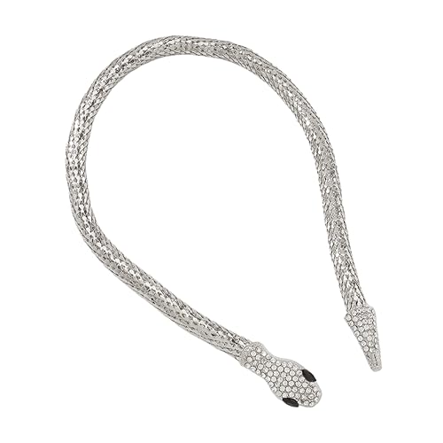 DIKACA Schlangenkette Choker Halskette Funkelnde Schlangenform Halsdekoration Damen und Herren Modisch Langlebig Alltag und Festliche Anlässe von DIKACA