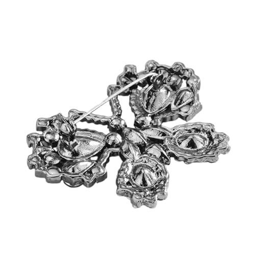 DIKACA Schlichte Schmetterlingsbrosche mit Strass Kleine Dekorative Anstecknadel aus Langlebiger Legierung Leicht und Sicher Modisches Accessoire für Kleidung Taschen und Schals bei von DIKACA