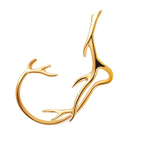 DIKACA Schlichter Ohrclip mit Astmuster Modischer Clip ohrring für Damen Nickelfrei Feine Handarbeit Leichtes Design Geeignet für Alltag Hochzeit und Besondere Anlässe DIKACA Schlichter Ohrclip mit Astmuster Modischer Clip ohrring für Damen Nickelfrei Feine Handarbeit Leichtes Design Geeignet für Alltag Hochzeit und Besondere Anlässe von DIKACA
