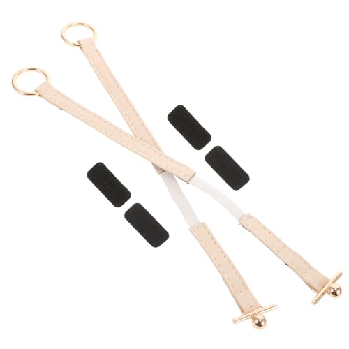 DIKACA Schuhriemen für High Heels Elastisch mit Metallverschluss Abnehmbar Unsichtbar Damen Pumps Fersenhalter Rutschfest Modisch Vielseitig Einsetzbar von DIKACA