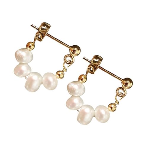 DIKACA Silber Ohrstecker mit Eleganten Perlen Dangle Design Leichte Modische Ohrhänger für Damen Hochwertige Verarbeitung Geeignet für Alltag und Besondere Anlässe DIKACA Silber Ohrstecker mit Eleganten Perlen Dangle Design Leichte Modische Ohrhänger für Damen Hochwertige Verarbeitung Geeignet für Alltag und Besondere Anlässe von DIKACA