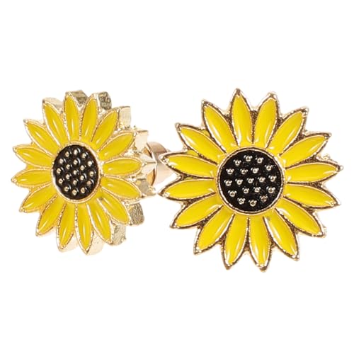 DIKACA Sonnenblumen Ohrstecker Damen Leicht Modisch Einzigartig Robust Langlebig Teen Schmuck Geschenk Frühling Sommer Accessoire von DIKACA
