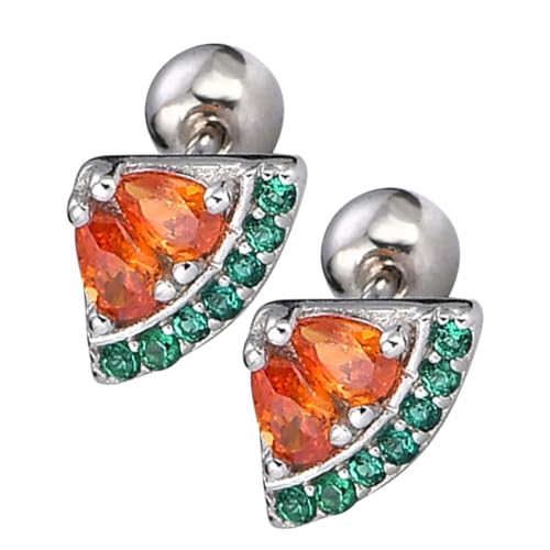 DIKACA Sterling Silber Ohrstecker Damen Wassermelone Charm Ohrschmuck Material Alltag Geschenk Geburtstag Valentinstag Muttertag Modisch Stilvoll DIKACA Sterling Silber Ohrstecker Damen Wassermelone Charm Ohrschmuck Material Alltag Geschenk Geburtstag Valentinstag Muttertag Modisch Stilvoll von DIKACA