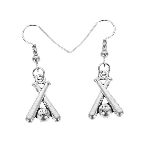 DIKACA Stylische Baseball Ohrringe Damen Sport Ohrhänger Leichtgewichtige Baumelnde Schmuck Für Alltag Party Festliche Anlässe von DIKACA