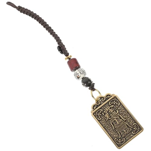 DIKACA Taisui Schlüsselanhänger aus Messing mit Glücksbringer Token Dekorativer Anhänger für Schlüssel Taschen und Auto Chinesisches Amulett mit Traditionellem Design von DIKACA