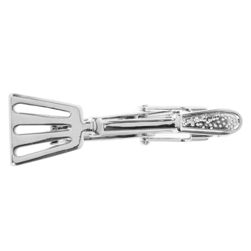 DIKACA Tie Clip für Herren Turner Design aus Robustem Gebürstetem Metall Stilvoller Kupfer Necktie Halter für Business Hochzeit und Freizeit Kreatives mit Einzigartigem Spatula-motiv von DIKACA