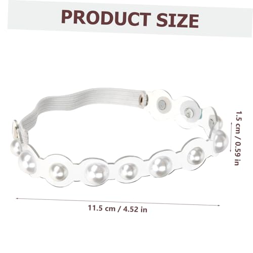 DIKACA Transparente Perlen High Heel Schuhriemen mit Elastischem Anti rutsch Schnürsenkel Abnehmbar Hautfreundlich für Damen Pumps Eleganter Halt und Dekorativer Schutz vor Rutschen von DIKACA