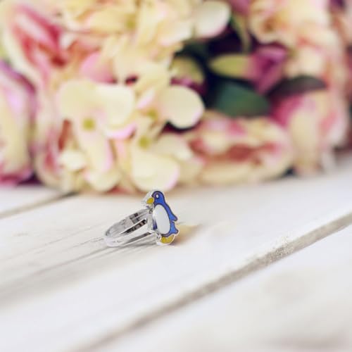 DIKACA Verstellbarer Cartoon Pinguin Ring Damen Farbwechsel Offener Schmuck Kreativer Tier Ring Mädchen Accessoire Niedlich Temperatursensitiv DIKACA Verstellbarer Cartoon Pinguin Ring Damen Farbwechsel Offener Schmuck Kreativer Tier Ring Mädchen Accessoire Niedlich Temperatursensitiv von DIKACA