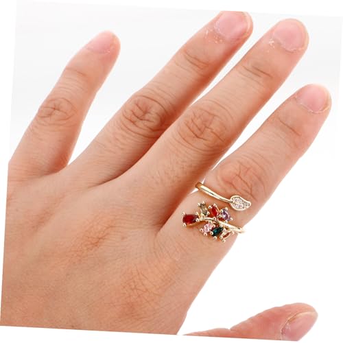 DIKACA Verstellbarer Geometrischer Damenring mit Blumenmotiv Mikropavé Zirkonia Eleganter Schmuckring für Alltag und Besondere Anlässe Minimalistisches Design DIKACA Verstellbarer Geometrischer Damenring mit Blumenmotiv Mikropavé Zirkonia Eleganter Schmuckring für Alltag und Besondere Anlässe Minimalistisches Design von DIKACA