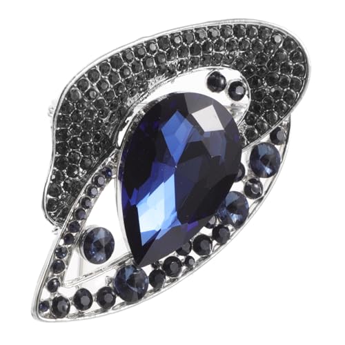 DIKACA Vintage Brosche Pin für Damen Legierung mit Funkelnden Strasssteinen für Anzüge Kleider Schals Retro Schmuck für Hochzeiten Jubiläen von DIKACA