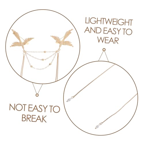 DIKACA Vintage Brosche mit Imitationsperlen und Quasten Zinklegierung Leichte Tier Anstecknadel für Herren und Damen Eleganter Schmuck für Anzug Hemd und Mantel von DIKACA