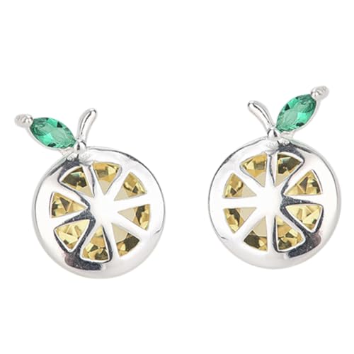 DIKACA Zitronenscheibe Ohrstecker Damen Kreative Tropfen Ohrringe Allergikerfreundlich Langlebig Frische Sommer Ohrschmuck DIKACA Zitronenscheibe Ohrstecker Damen Kreative Tropfen Ohrringe Allergikerfreundlich Langlebig Frische Sommer Ohrschmuck von DIKACA