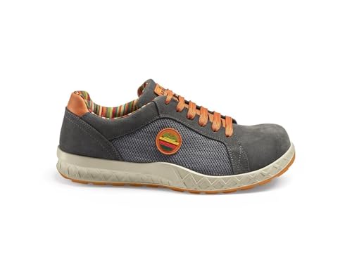 DIKE Primato Progress S1p ESD Sicherheitsschuhe, Anthrazit Mesh/Velours, grau, 39 EU von DIKE