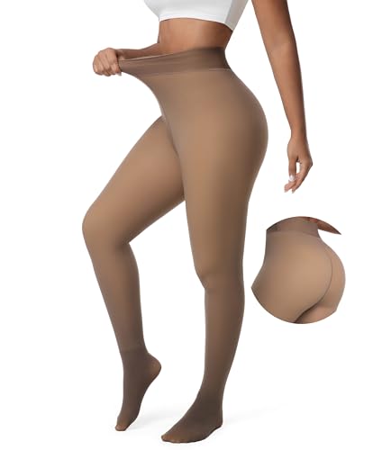 DIKER Thermo Strumpfhosen Damen - Strumpfhosen Damen Winter, Warme Gefütterte strumpfhose, Thermostrumpfhose Braun, Hoch Elastisch, Hoch Tailliert, Mit Langen Größen Erhältlich DIKER Thermo Strumpfhosen Damen - Strumpfhosen Damen Winter, Warme Gefütterte strumpfhose, Thermostrumpfhose Braun, Hoch Elastisch, Hoch Tailliert, Mit Langen Größen Erhältlich von DIKER