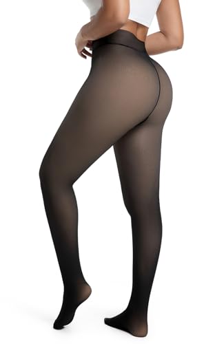 DIKER Thermo Strumpfhosen Damen - Strumpfhosen Damen Winter, Warme Gefütterte strumpfhose, Thermostrumpfhose Schwarz, Hoch Elastisch, Hoch Tailliert, Mit Langen Größen Erhältlich DIKER Thermo Strumpfhosen Damen - Strumpfhosen Damen Winter, Warme Gefütterte strumpfhose, Thermostrumpfhose Schwarz, Hoch Elastisch, Hoch Tailliert, Mit Langen Größen Erhältlich von DIKER