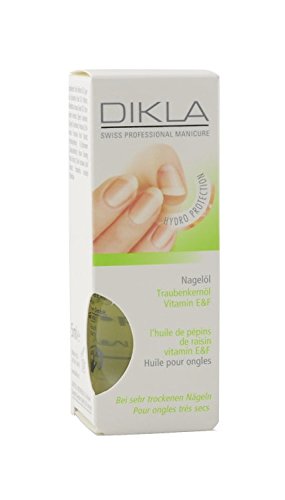 DIKLA Nagelöl 5ml - pflegt intensiv rissige, irritierte oder verhärtete Nagelhaut - Swiss Quality von DIKLA