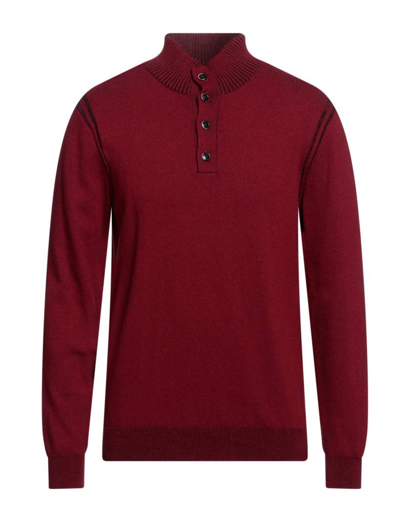 DIKTAT Rollkragenpullover Herren Bordeaux von DIKTAT