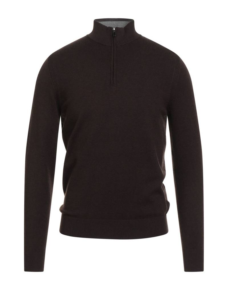 DIKTAT Rollkragenpullover Herren Dunkelbraun von DIKTAT