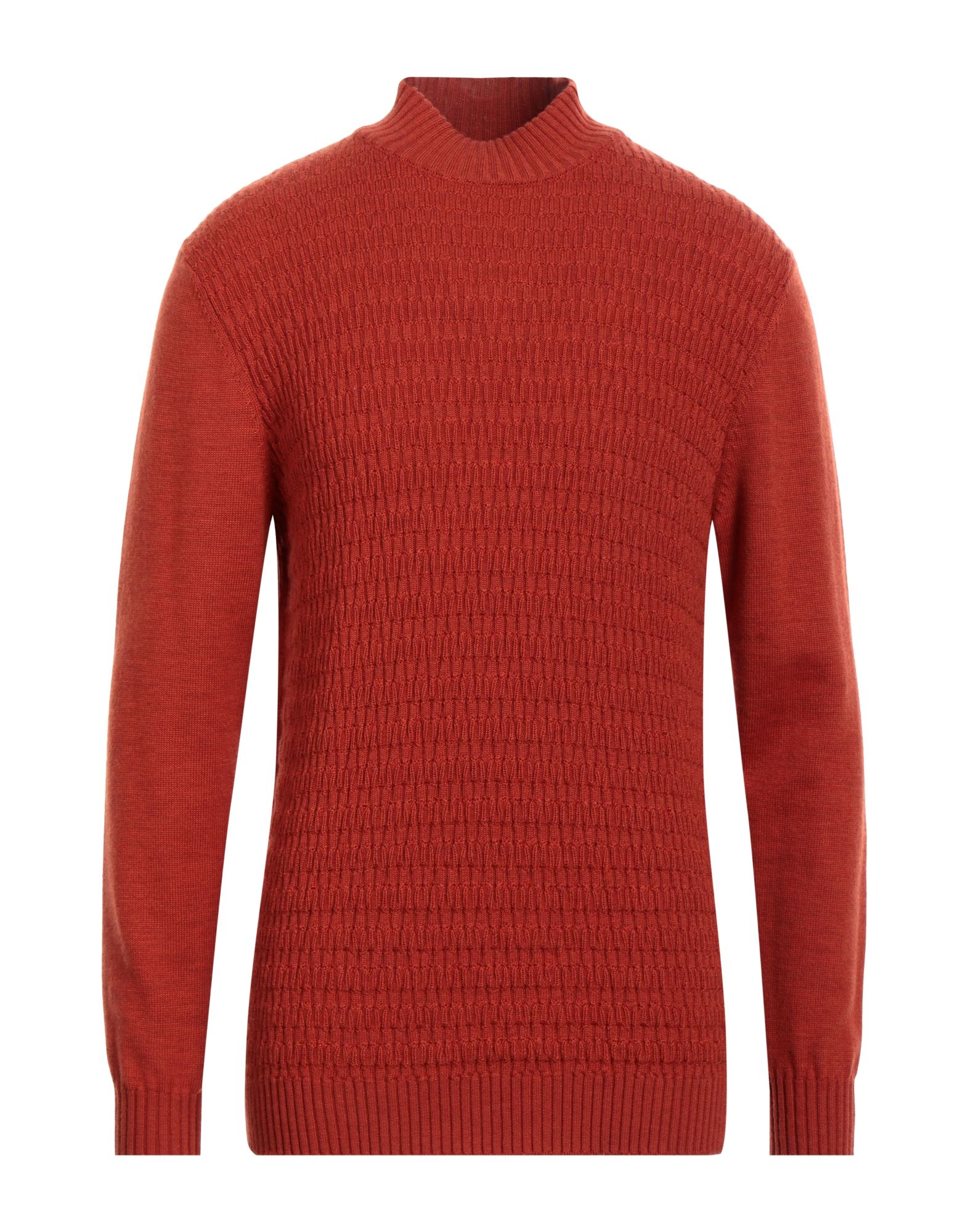 DIKTAT Rollkragenpullover Herren Orange von DIKTAT