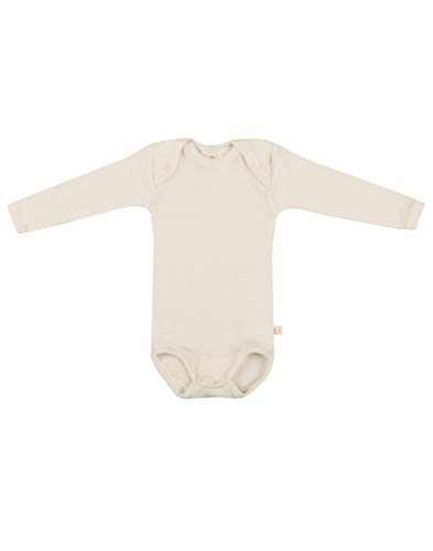 Dilling Baby Body Langarm - Bio Merinowolle Natur von Dilling