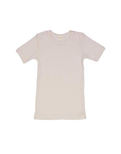 Dilling Merino T-Shirt für Kinder Natur 110-116 von Dilling