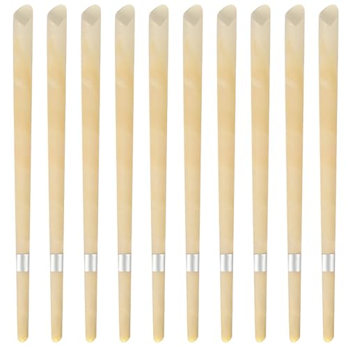 DILYUPE Natürliche Ohrkerzen Bienenwachskerzen, Duft Bio-Pflanzenmaterial, hohle Kegelkerzen 20 Stück, hohle Kegelkerzen mit 10 Schutzscheiben von DILYUPE