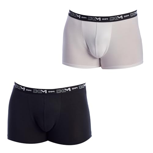 DIM 2er-Pack Stretch-Boxershorts aus Baumwolle D6596 für Herren von DIM