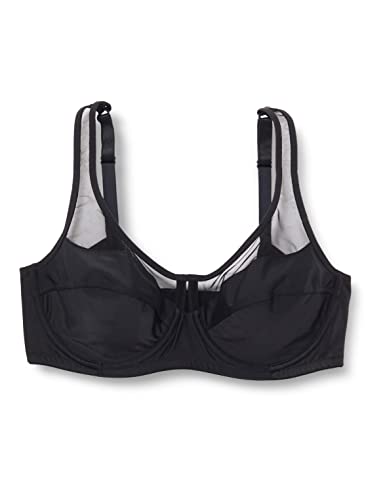 DIM Femme - BH Generous Classic x1 | Perfekter Halt für große Brüste | Dicke Mikrofaser und Stretch | U-förmiger Rücken und breite Träger | Moderner Look und absoluter Komfort Schwarz 70D von Dim