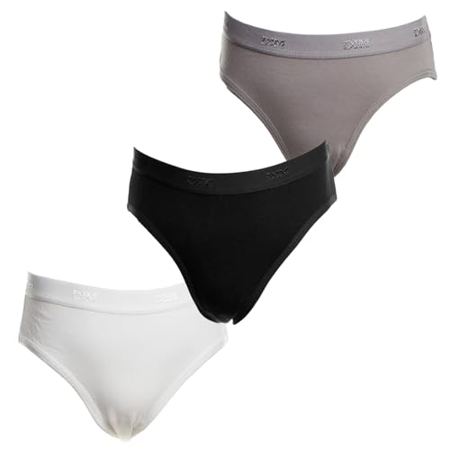 DIM Mädchen - Slips Les Pockets Ecodim Baumwolle x3 | Ultraweich & Bequem | Baumwolle & Elastan | Bewegungsfreiheit. Weiß 10 Jahre von Dim