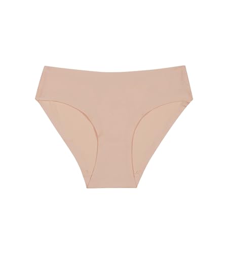 DIM Unsichtbarer Slip für Mädchen Nahtlos x1 | Weiche Mikrofaser | Unsichtbare Verarbeitung | Ultra Komfortabel Nude 14 Jahre von Dim