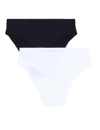 DIM Unsichtbarer Slip für Mädchen Nahtlos x2 | Weiche Mikrofaser | Unsichtbare Verarbeitung | Ultra Komfortabel Schwarz/Weiß 14 Jahre DIM Unsichtbarer Slip für Mädchen Nahtlos x2 | Weiche Mikrofaser | Unsichtbare Verarbeitung | Ultra Komfortabel Schwarz/Weiß 14 Jahre von DIM