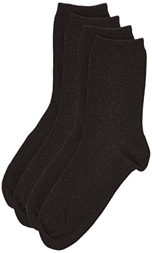 Dim Womens Socken aus strapazierfähiger Baumwolle mit verstärkter Ferse x2 Schwarz 35-38 von Dim
