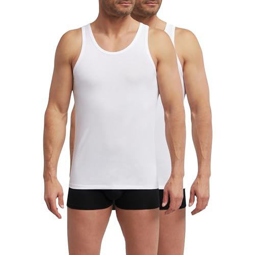 Dim 2er Pack Thermoregulierendes Baumwoll-T-Shirt mit Rundhals-Ausschnitt Sport Herren, Schwarz, XS Dim 2er Pack Thermoregulierendes Baumwoll-T-Shirt mit Rundhals-Ausschnitt Sport Herren, Schwarz, XS von DIM